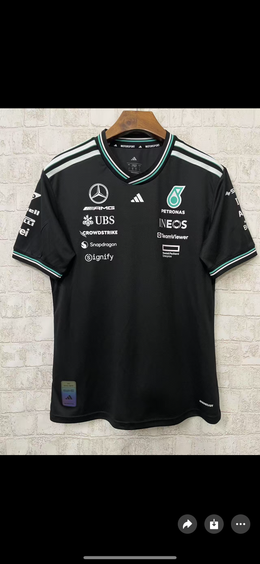 Adidas Mercedes T-Shirt negro