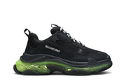 Balenciaga Triple S Negro Suela Verde