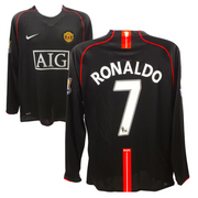 Manchester United Retro  Away Ronaldo 2008 Long Slevee