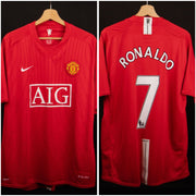 AIG Manchester Retro Ronaldo 2007/08 Home