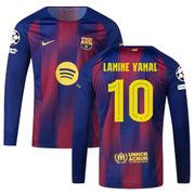 Barcelona Home Lamine Yamal  2025/26  Long Slevee