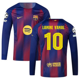 Barcelona Home Lamine Yamal  2025/26  Long Slevee