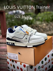 Louis Vuitton Trainer Blanco/Azul Marino